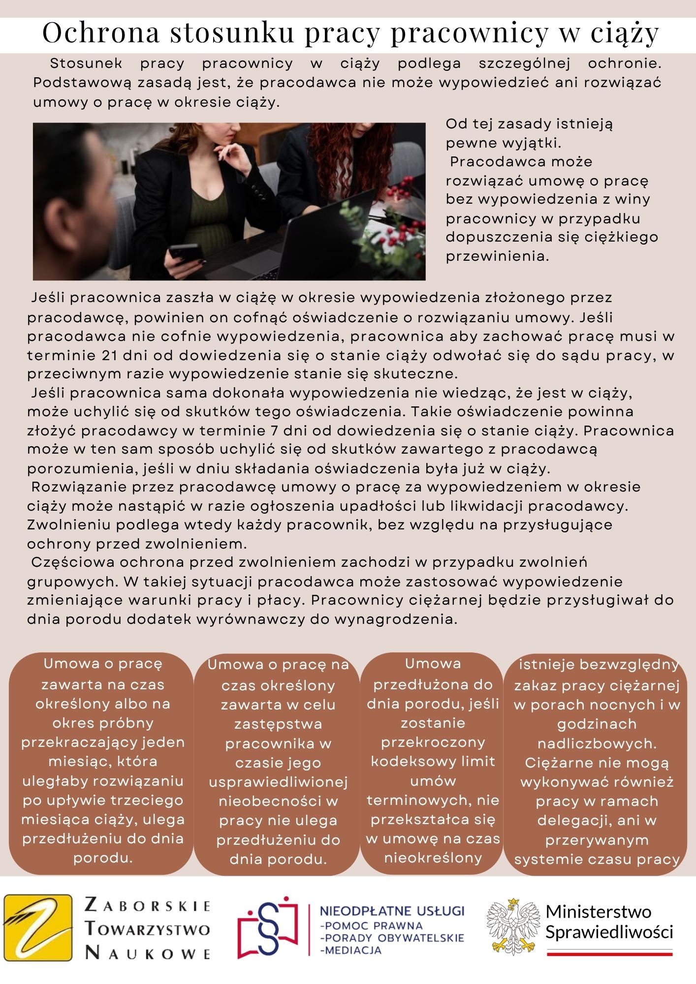 Ochrona stosunku pracy pracownicy w ciąży.pdf